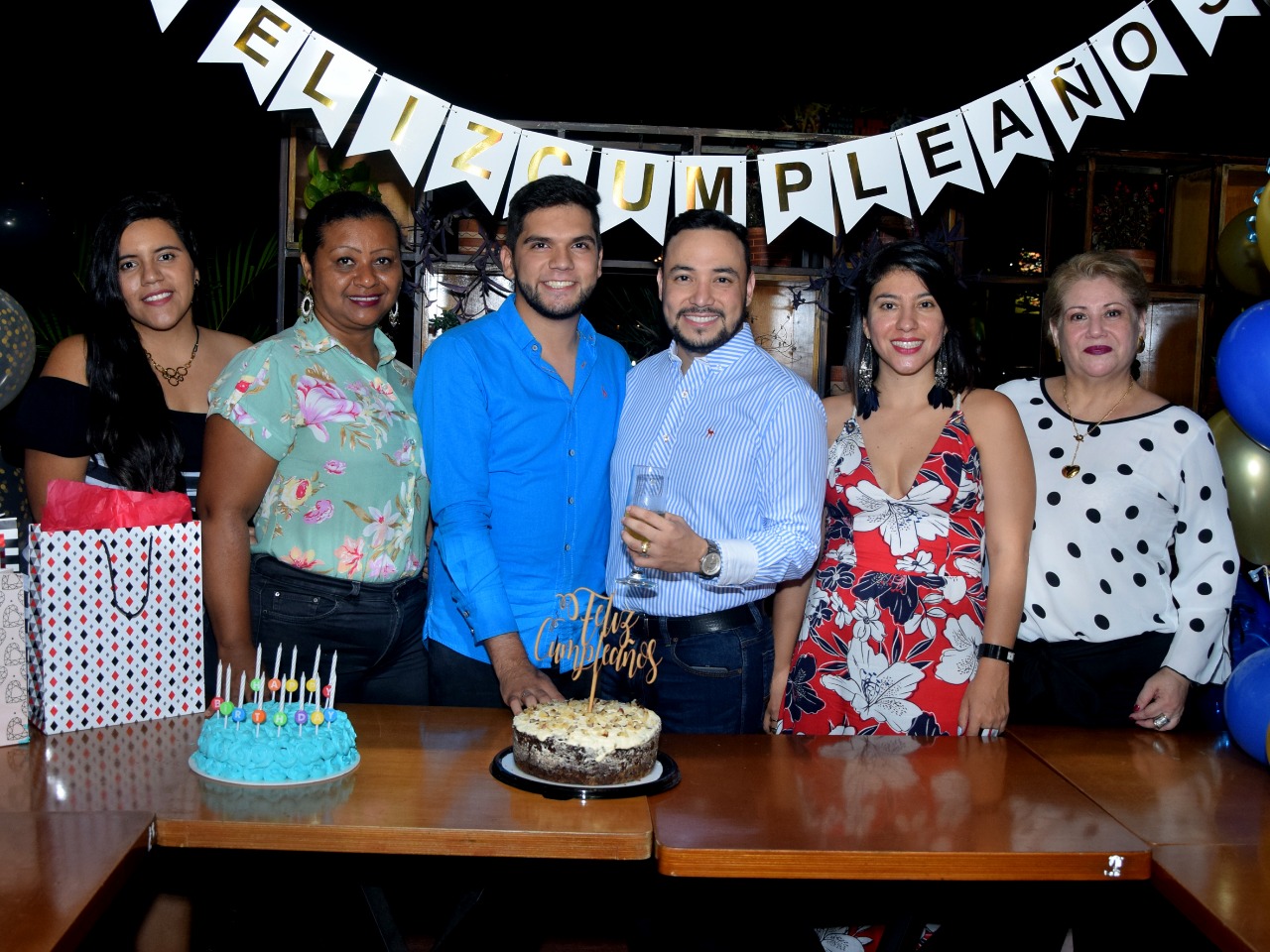 Rachel Vivas, Myriam Rosendo, Williams Castellanos, Carlos Andrés Henao, Viera Salazar y Blanca Salas.